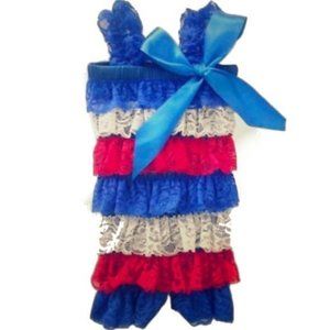 Red White Blue Romper One Piece 4th of July